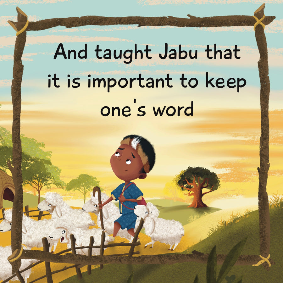 And taught Jabu that it is important to keep one&rsquo;s word