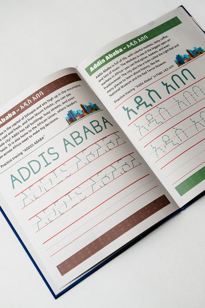Inside Discover Ethiopia: tracing Addis Ababa in English and Amharic
