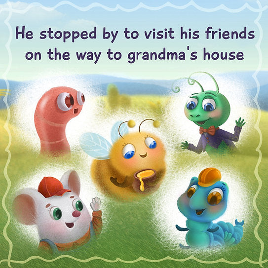 He stopped by to visit his friends on the way to grandma&rsquo;s house